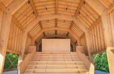 Anniversary-Honoring Wooden Pavilion