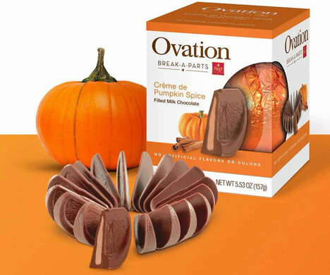Break-Apart Pumpkin Spice Chocolates