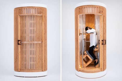 Standing Tranquil Napping Pods
