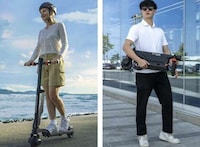 Weatherized Folded E-Scooters Image 2