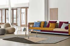 Bauhaus-Themed Contrasting Sofas