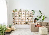 Japanese Woodwork-Inspired Shelving Units Image 2