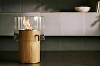 Portable Cylindrical Fireplaces Image 2