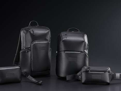 Luxe Recycled Leather Luggage