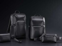 Luxe Recycled Leather Luggage Image 1