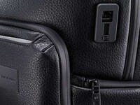 Luxe Recycled Leather Luggage Image 5
