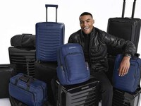 Luxe Recycled Leather Luggage Image 6