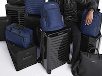 Luxe Recycled Leather Luggage Image 7