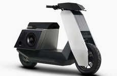 Angular Electric Commuter Scooters
