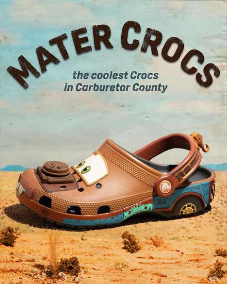 Animated Truck-Inspired Footwear