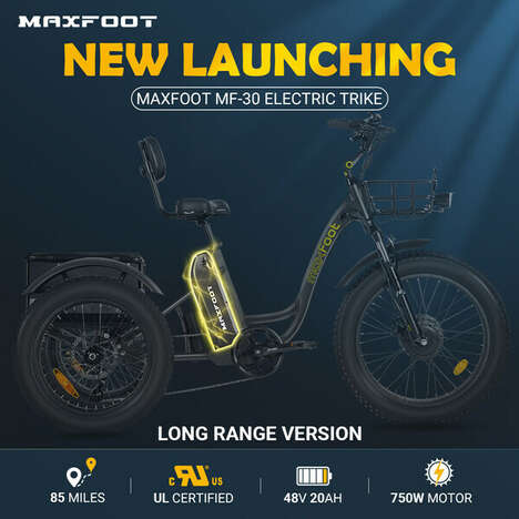 Stability-Focused E-Bikes