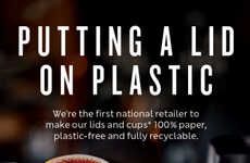 Recyclable Plastic-Free Coffee Cups