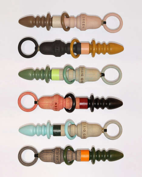 Sex Toy-Resembling Wooden Tools