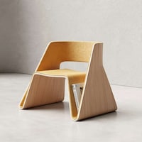 Chic Single-Piece Plywood Chairs Image 7