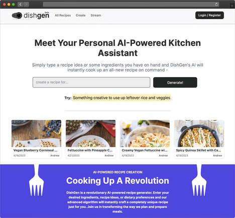 AI-Powered Recipe Generators