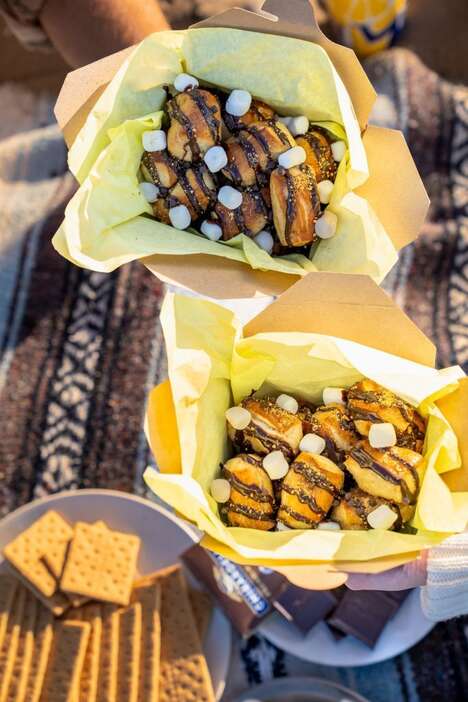 Pretzel-Based Campfire Treats