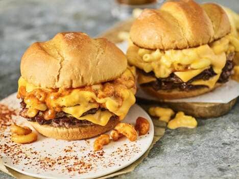 Macaroni and Cheese Burgers