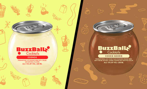 Spherical Cookie Cocktails