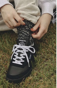 Full-Grain Leather Collab Footwear