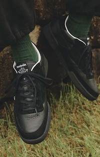 Full-Grain Leather Collab Footwear Image 3