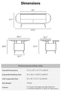 Multifunctional Living Room Tables Image 3