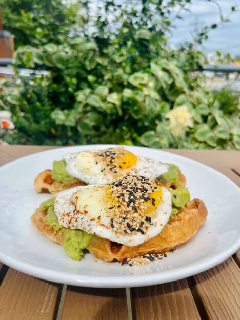 Savory Egg Croffles