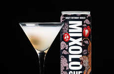 Non-Alcoholic Lychee Martinis