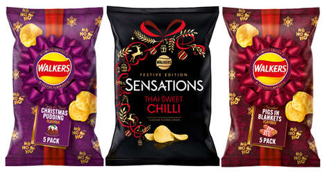 Festively Flavored Snack Chips