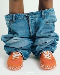Orange-Tinged Collaborative Footwear Image 2
