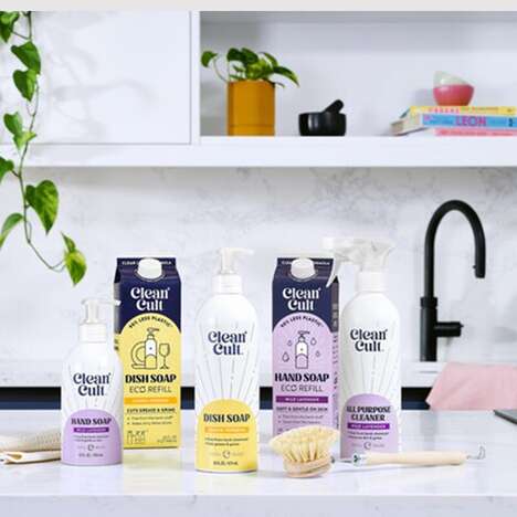 Refillable Aluminum Cleaning Products