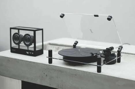Premium Modular Transparent Turntables