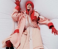 Vibrant Collaborative Geometric Fashion Image 2