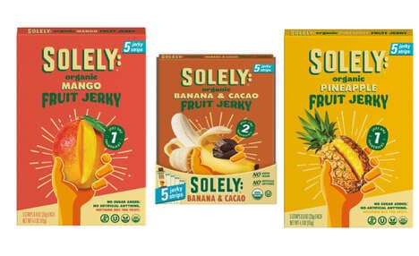 Cold-Pressed Fruit Jerky Snacks