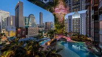 Hotel-Based Garden Terraced Columns