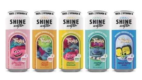 Celebratory Cartoon Beverage Branding