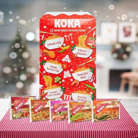Instant Noodle Advent Calendars