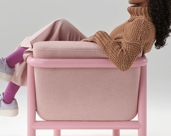 Boldly Framed Lounge Chairs