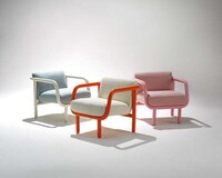 Boldly Framed Lounge Chairs Image 2