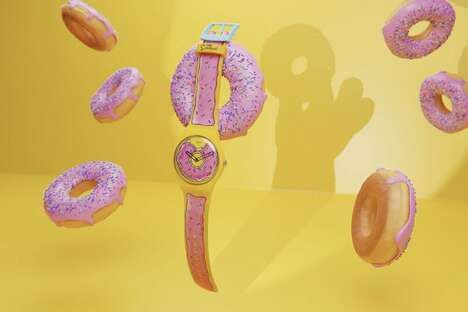 Cartoony Donut Timepieces