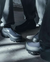 Stealthy All-Black Collaborative Boots Image 3