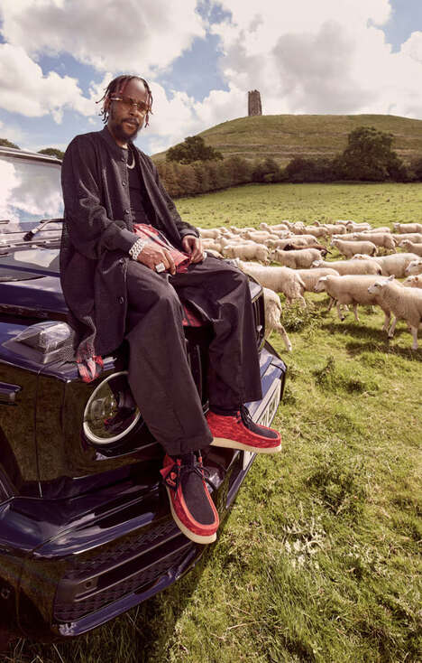 Singer-Inspired Vibrant Footwear