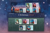 Christmas Carols-Inspired Mail Stamps Image 1