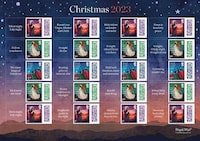 Christmas Carols-Inspired Mail Stamps Image 2