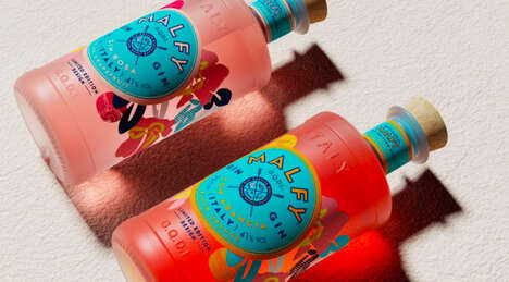 Mediterranean-Inspired Gin Bottles