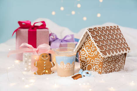 Festive Gingerbread Smoothies