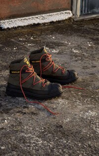 Winter-Ready Militaristic Footwear Image 1