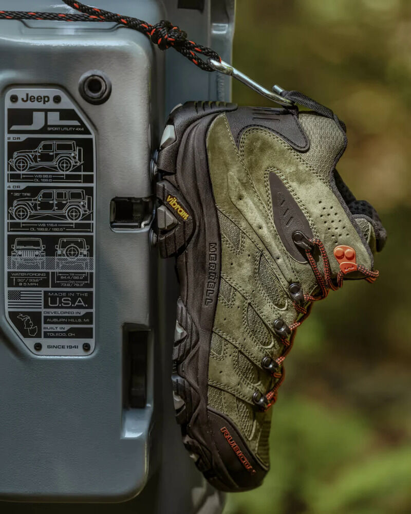 Collaboration Automotive-Branded Boots : Merrell Moab 3 Mid X Jeep