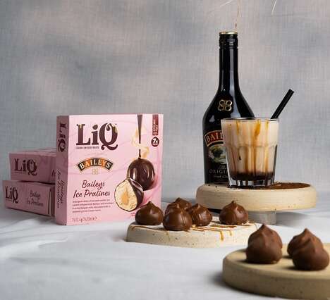 Liqueur-Infused Ice Cream Treats