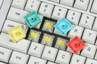 Pastel-Tonal Accent Keycaps Image 2