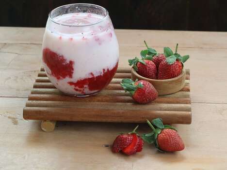 Viral Korean Strawberry Drinks